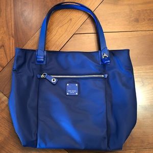 Henri Bendel blue tote bag